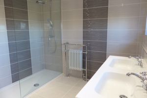Master bathroom walk in shower- click for photo gallery